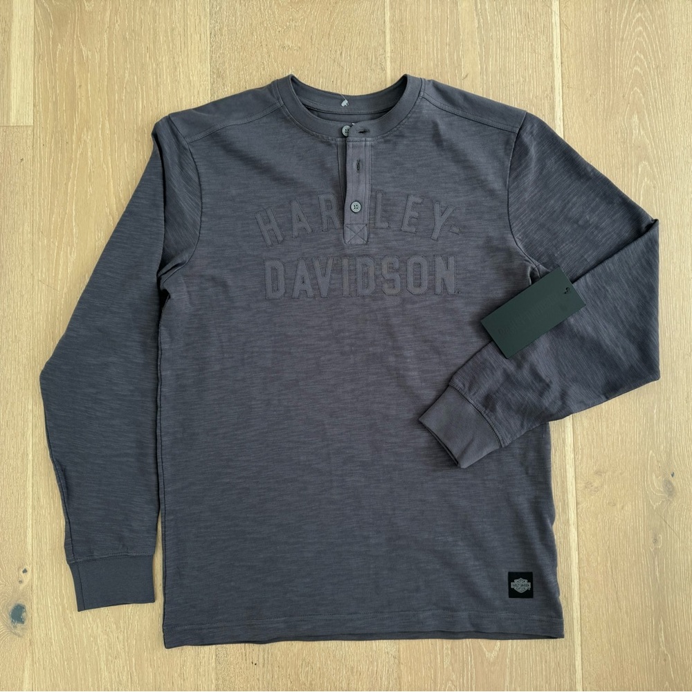 Harley Davidson Henley Adult Men’s Medium